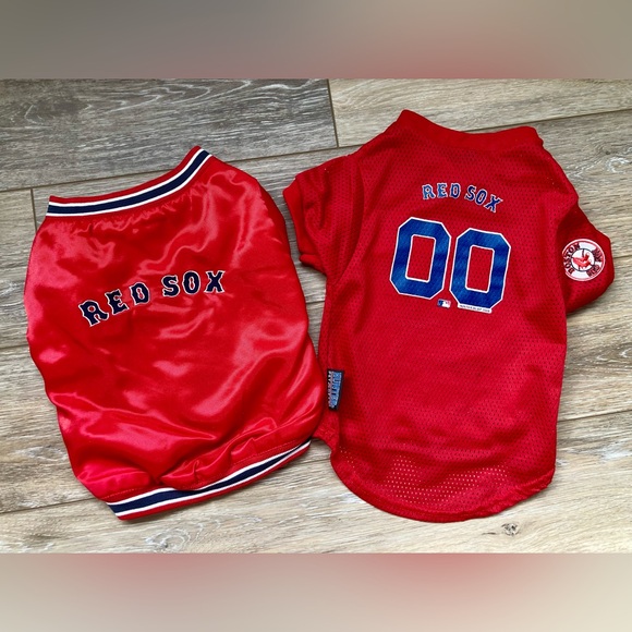Go Red Sox! Doggie Jacket & Jersey - Picture 1 of 15